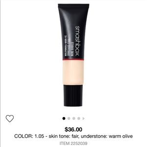 BRAND NEW smash box liquid foundation/warm olive